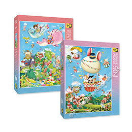 勇闖龍樂園/504片+兔兔心旅程/504片/呂芊/2件組