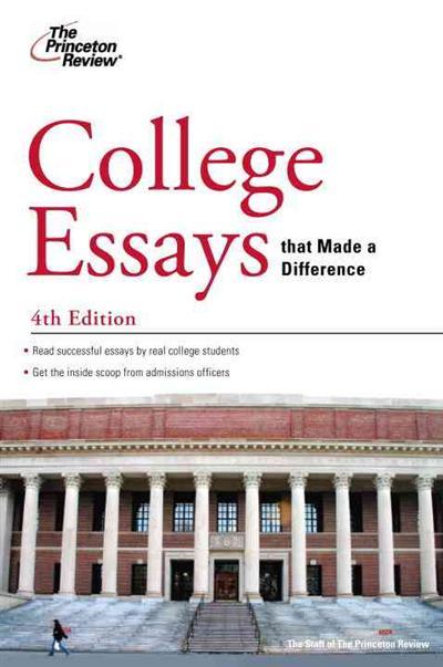 college essay that made a difference pdf