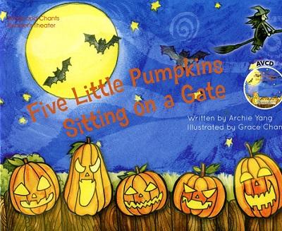 Five Little Pumkins Sitting on a Gate
