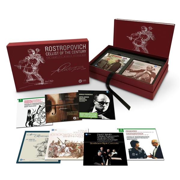 羅斯托波維奇世紀典藏: 華納時期錄音全集 (40CD+3DVD)
