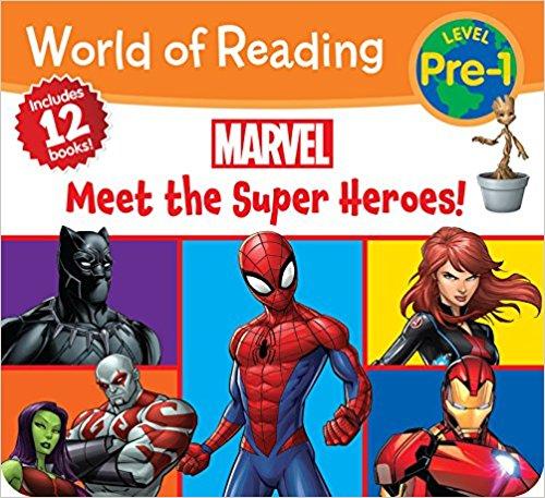 World of Reading: Marvel Meet the Super Heroes! Pre-Level 1 Boxed Set (12冊合售)