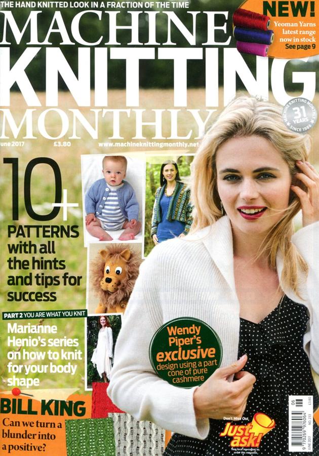 Machine knitting monthly jun 