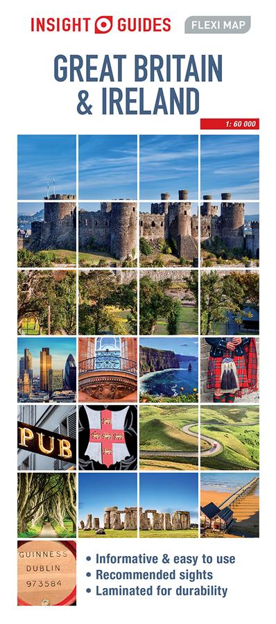 Insight Flexi Map: Great Britain & Ireland (3 Ed.)