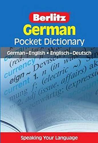Berlitz German Pocket Dictionary