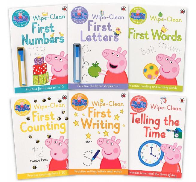Peppa Pig Wipe-Clean Collection (6冊合售)