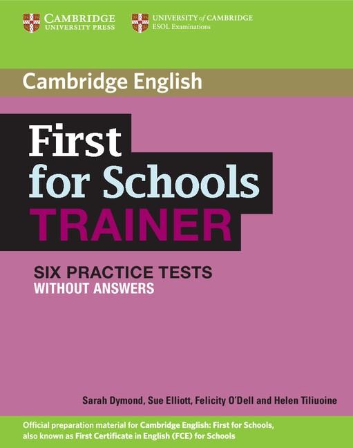 First for Schools Trainer: Six Practice Tests without Answers | 誠品線上