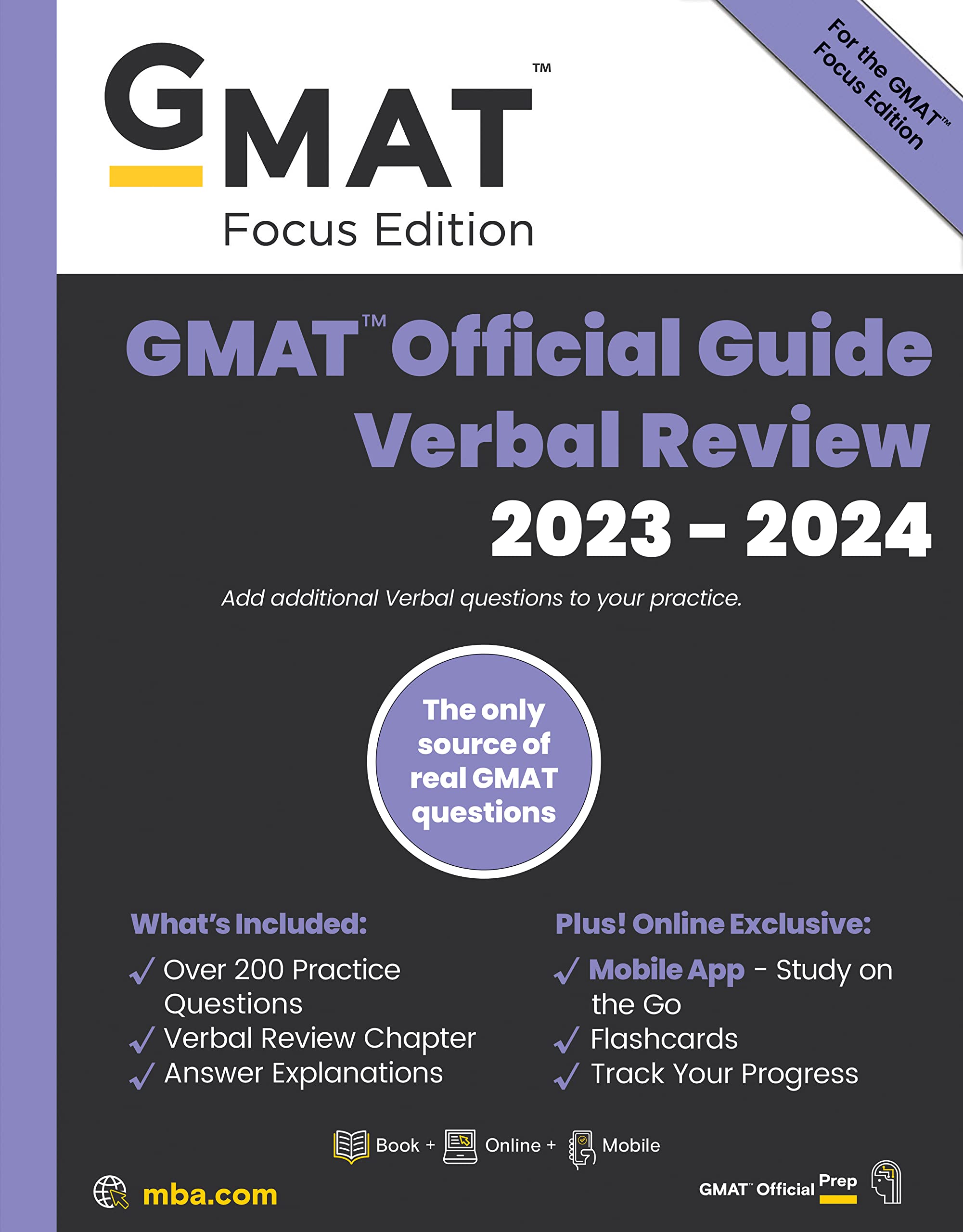 GMAT Official Guide Verbal Review 2023-2024 (+Online Question Bank 