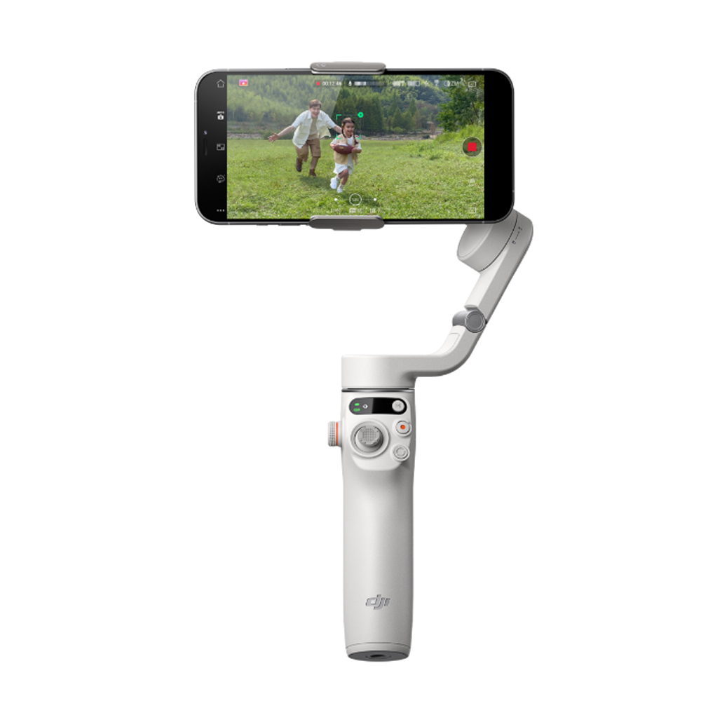 DJI Osmo Mobile 6 手機雲台 三軸折疊手持穩定器+專屬收納包+補光燈 公司貨 美顏補光閃耀組合 淺銀灰 限定色