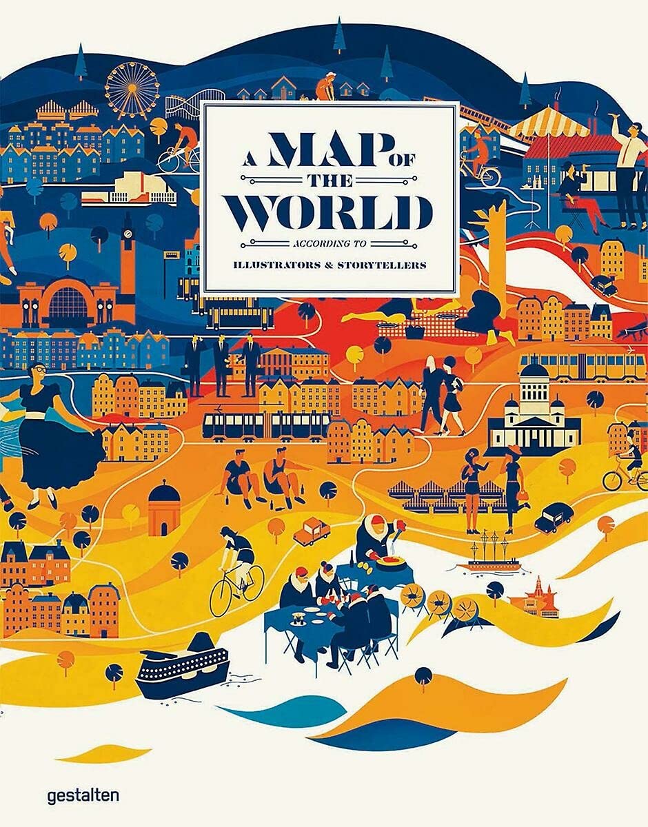 洋書 A MAP OF THE WORLD 地図　イラスト集 地図の本 大型書籍 洋書 A MAP OF THE WORLD 地図イラスト集 地図の本 大型書籍