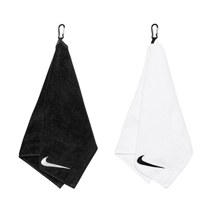NIKE PERFORMANCE GOLF 毛巾 高爾夫球具清潔毛巾 純棉毛巾 61x41cm/ 101 白