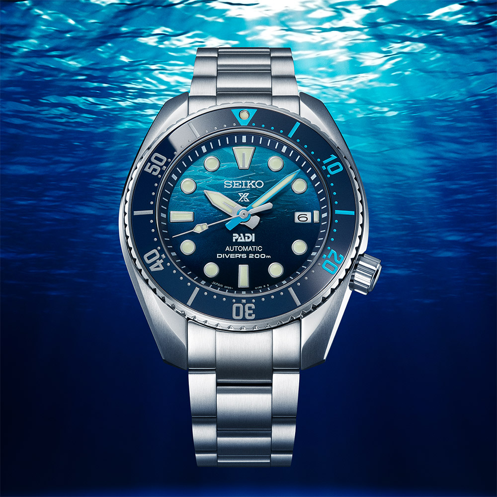 SEIKO精工Prospex PADI SUMO 相撲特別版200米潛水機械錶-45mm 