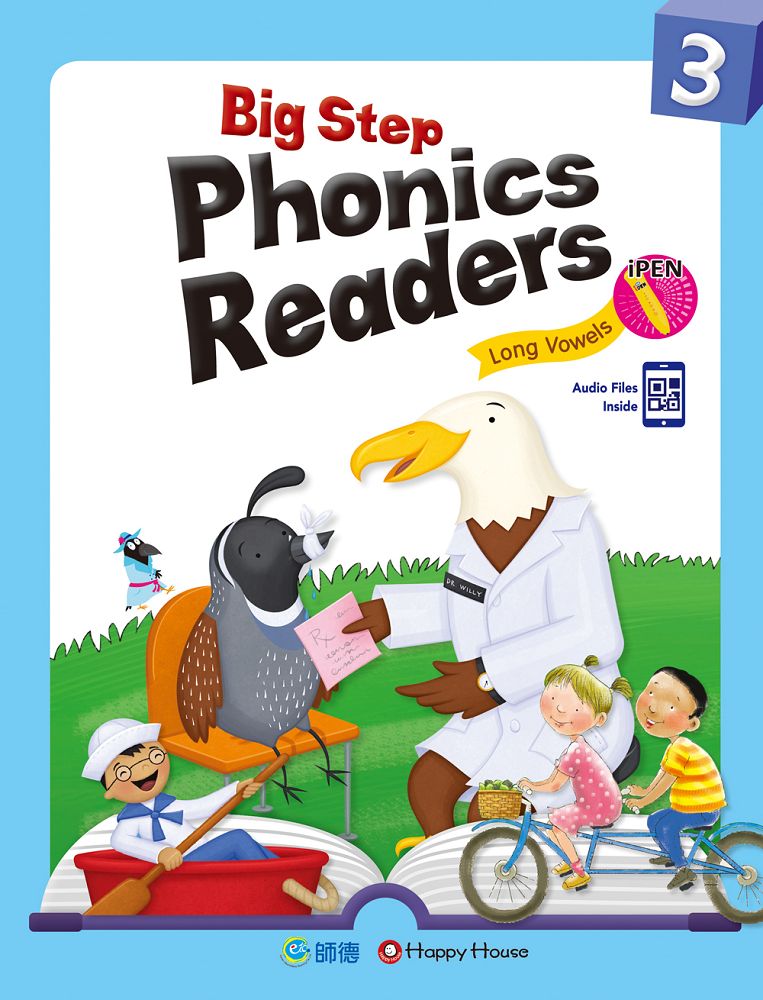 Big Step Phonics Readers 3 (附全書音檔QR Code/支援iPEN點讀筆)