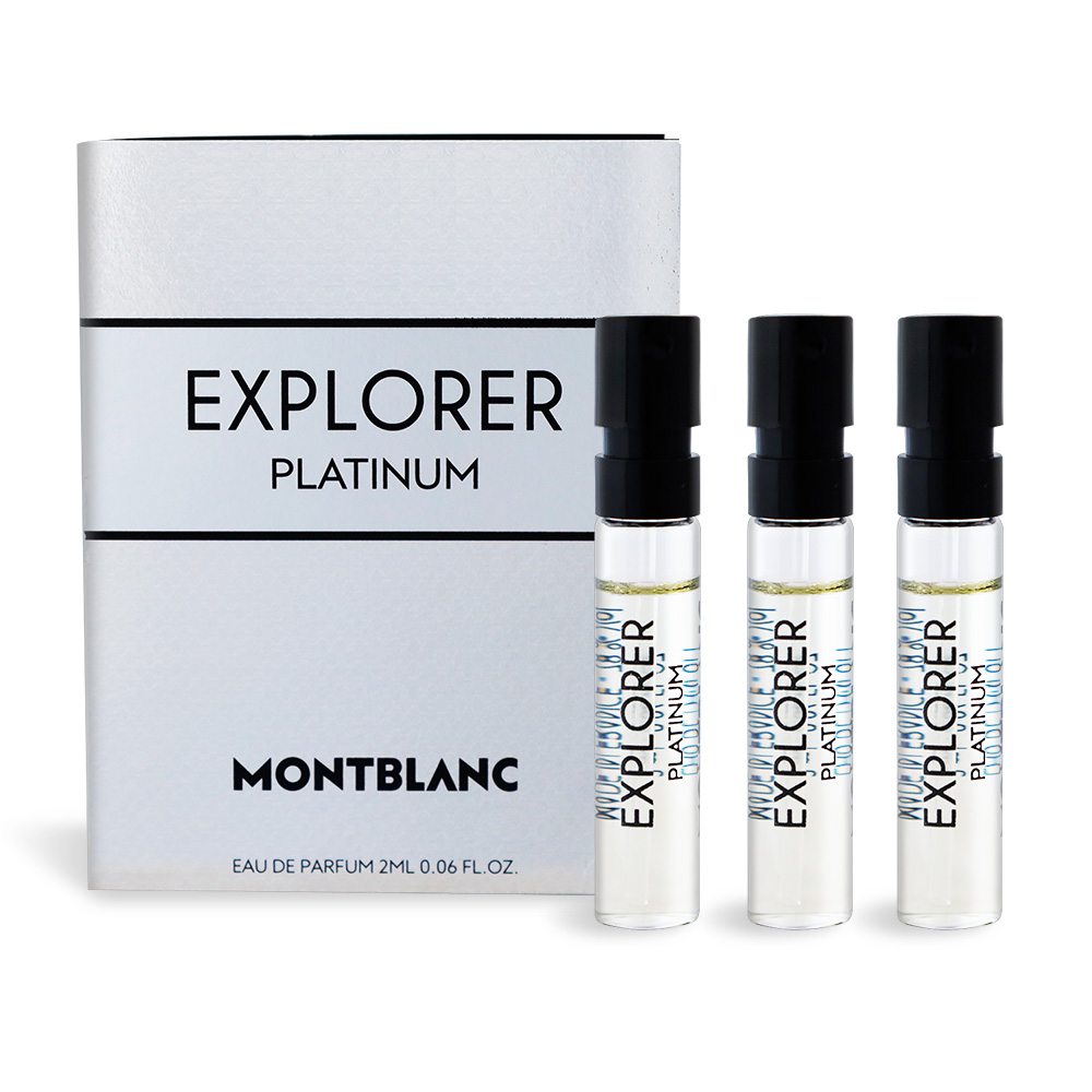 MONTBLANC 萬寶龍 極限探尋淡香精針管 EDP (2ml)X3-隨身香水試香-公司貨