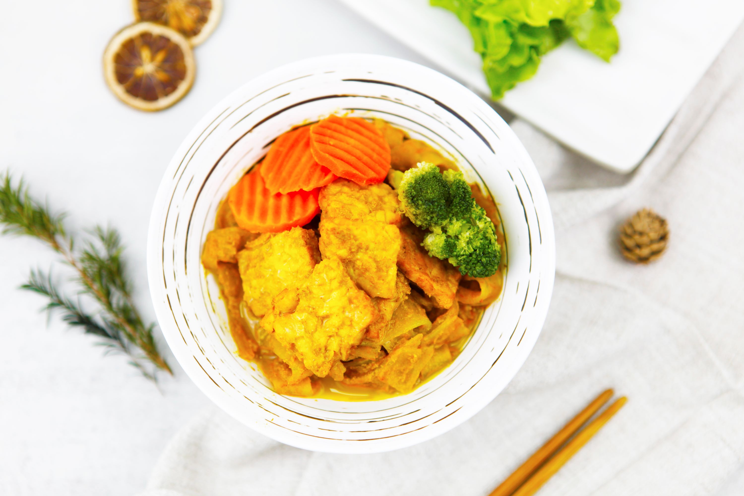 台灣天貝益菌天貝咖哩寬粉/300g