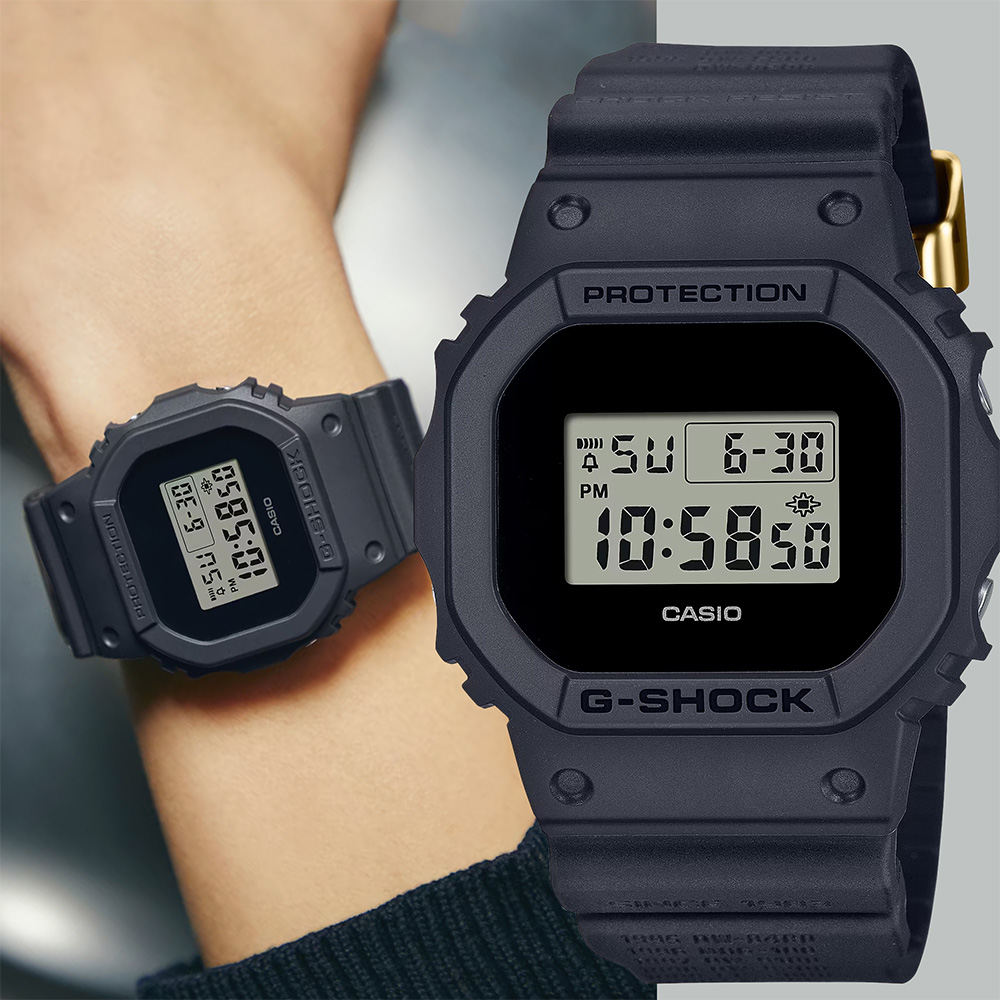 CASIO 卡西歐G-SHOCK 40周年全黑限量版手錶DWE-5657RE-1 | 誠品線上