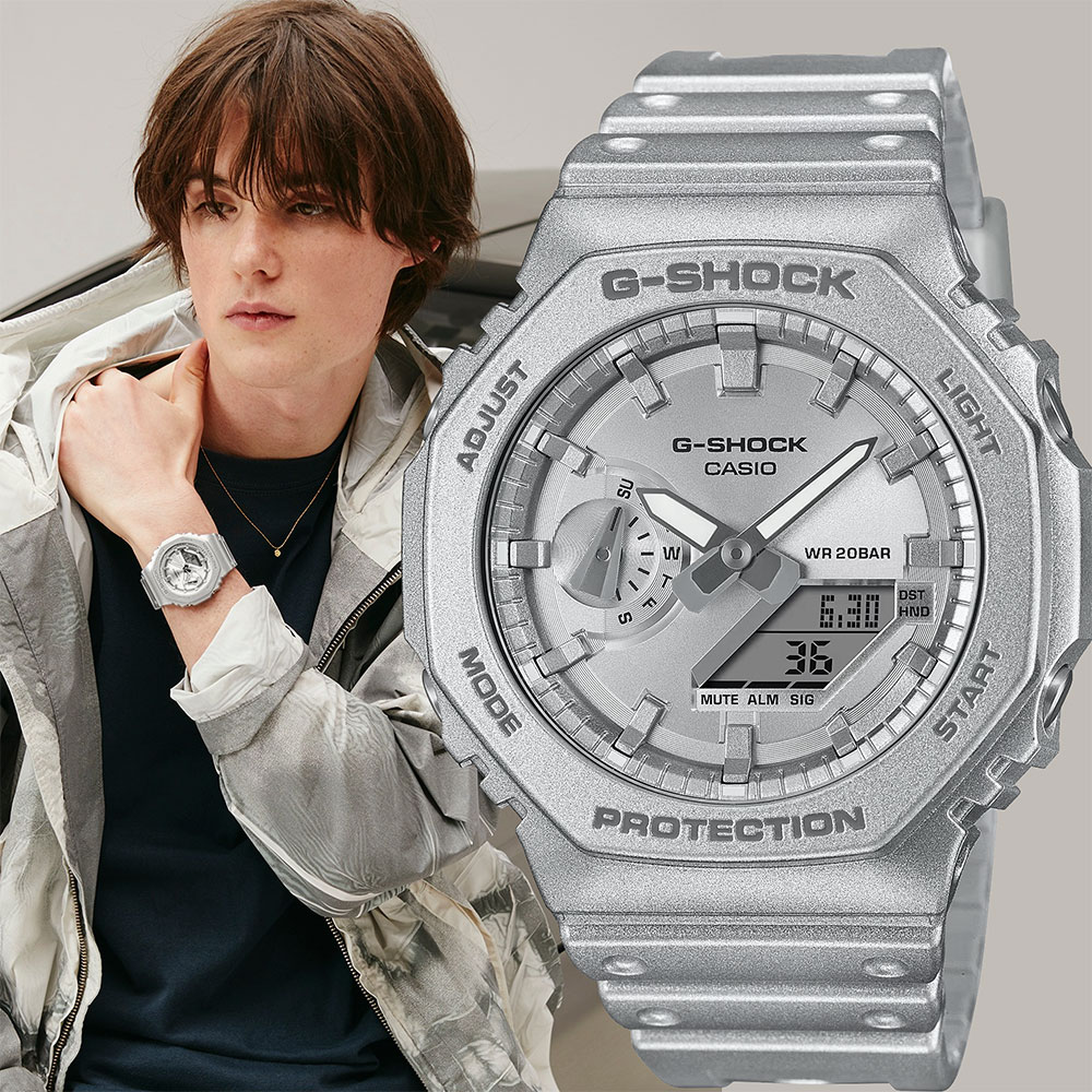 新品　G-SHOCK GA-2100FF-8A シルバー逆輸入 GA-2100FF-8AJF | CASIO