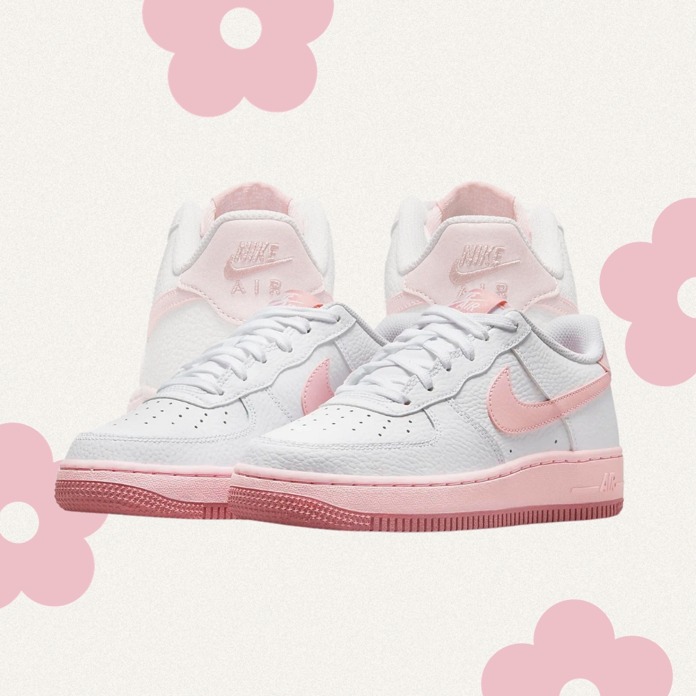 NIKE】AIR FORCE 1 GS 運動鞋粉大童女鞋-CT3839107 6Y(24cm寬楦) | 誠