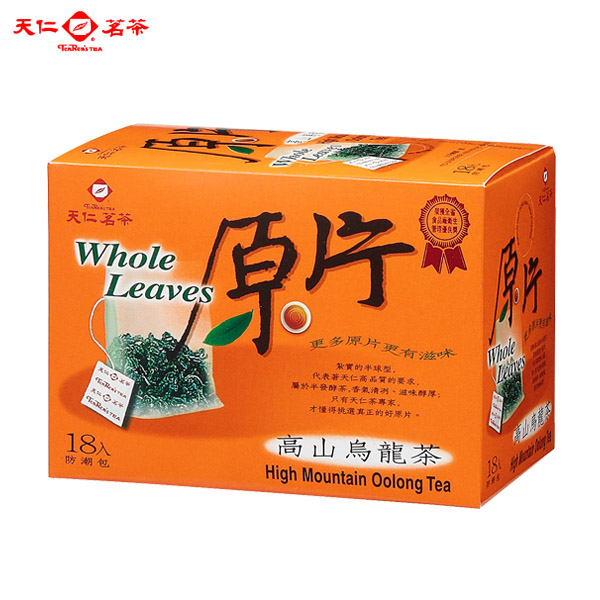 天仁茗茶】高山烏龍茶原片茶包(18入) │ 誠品線上