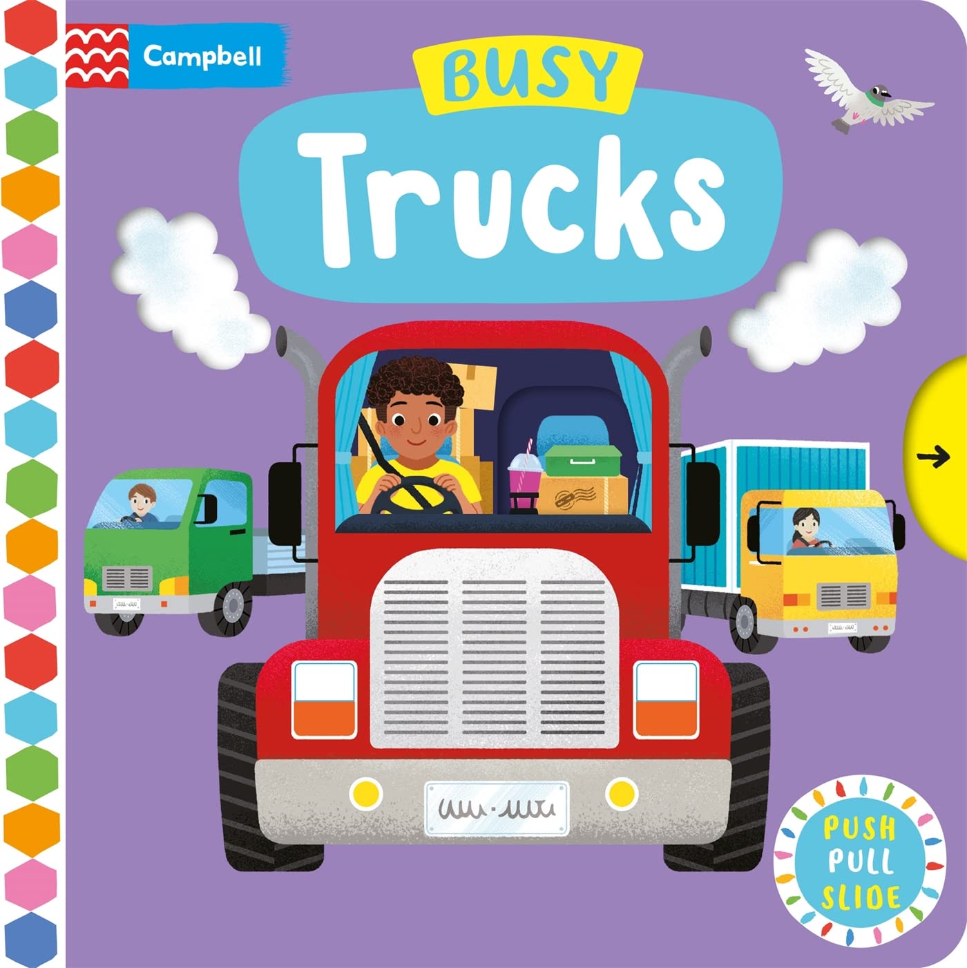 Busy Trucks (+QR Code)