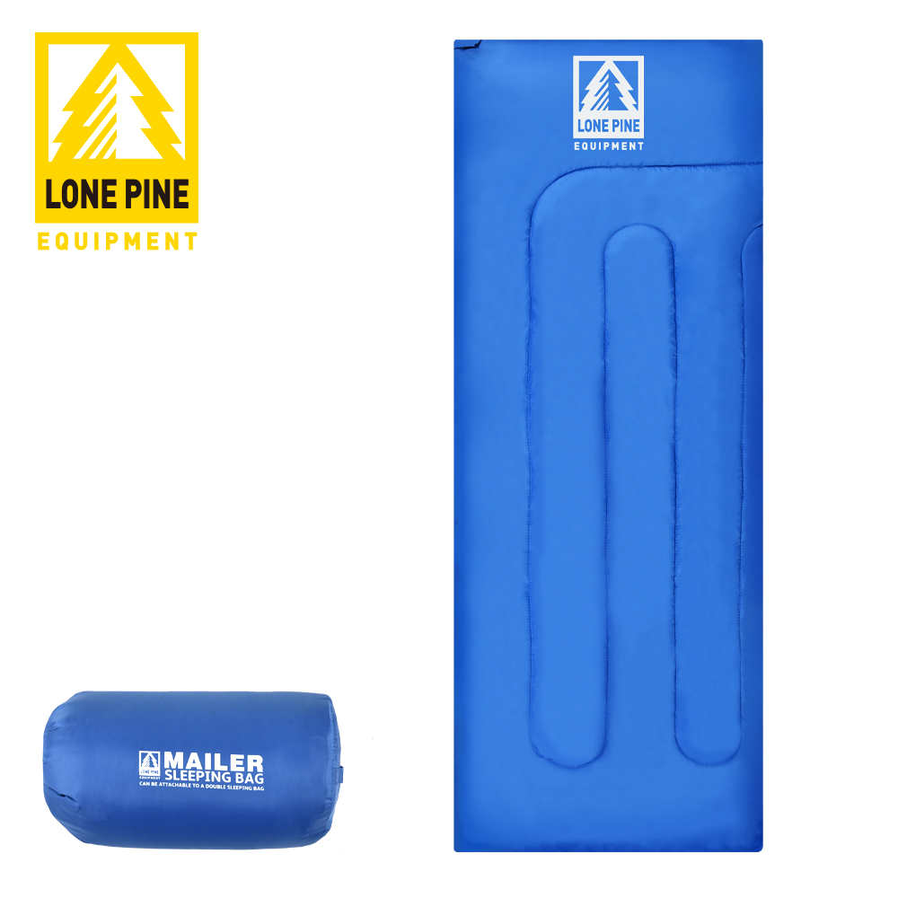 【澳洲LONEPINE】加大款 可拼接可機洗舒適透氣信封睡袋 可拼接PRO款/方形睡袋/睡袋/冬季/保暖/露營/ 藍色