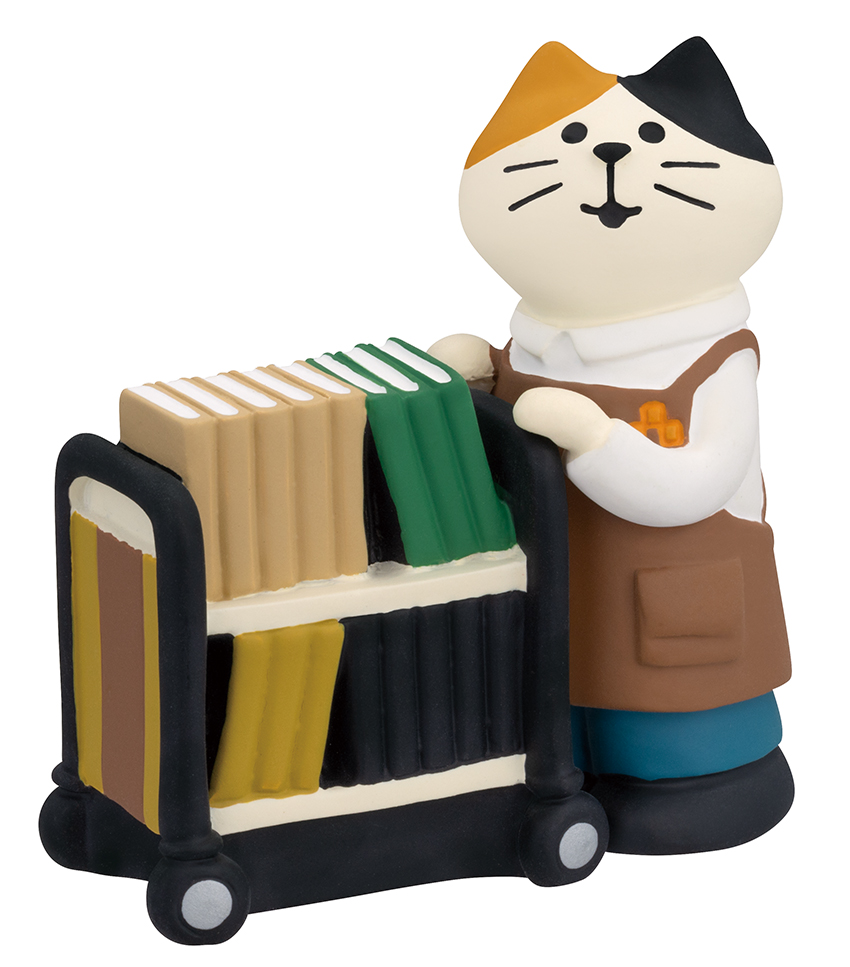 誠品獨家】日本DECOLE誠品書店的店員貓公仔/ 拉書車│ 誠品線上