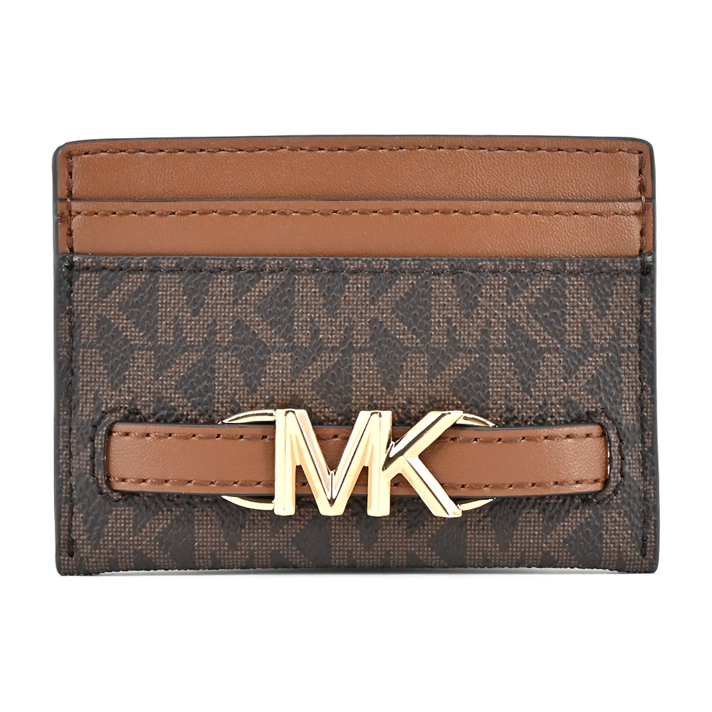 MICHAEL KORS REED 滿版造型卡片/名片夾-咖/平行輸入