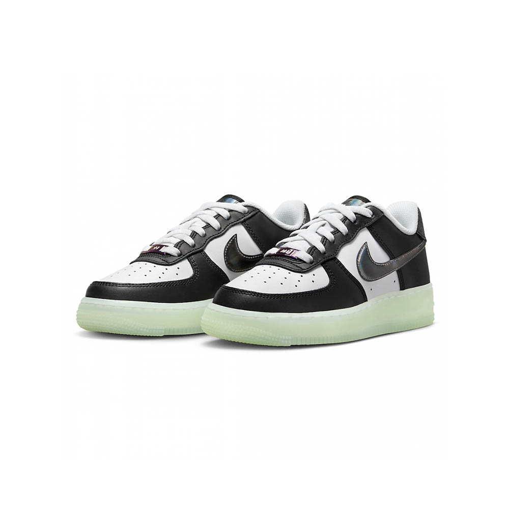 NIKE】AIR FORCE 1 LV8 (GS) 運動休閒鞋黑白大童女鞋-FZ5529103 6.5Y