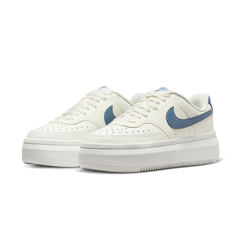 【NIKE】NIKE COURT VISION ALTA LTR 休閒鞋 奶油米藍 女鞋-DM0113102 US6.5 23.5CM