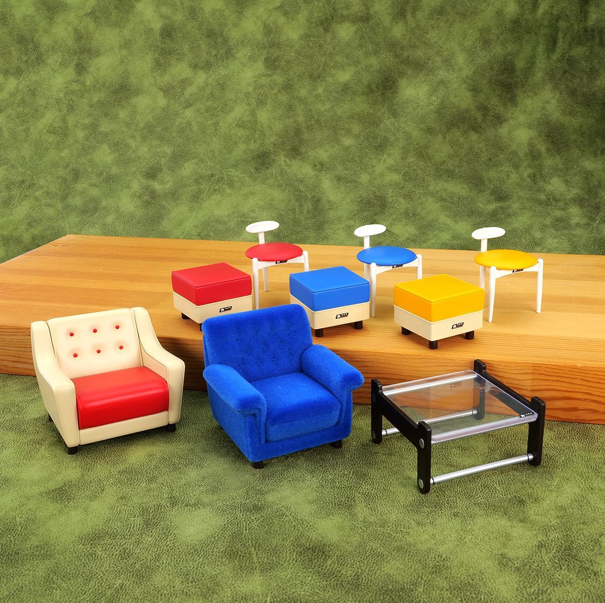 kenelephant盒裝MINIATURE FURNITURE Karimoku60迷你家具OLD Karimoku