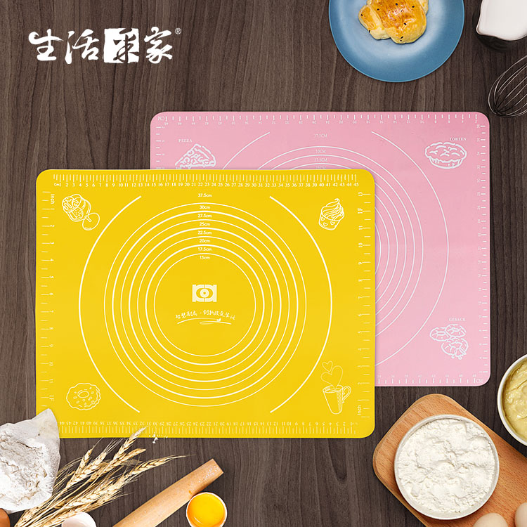 生活采家︱烘焙助手揉麵矽膠墊(2入組)