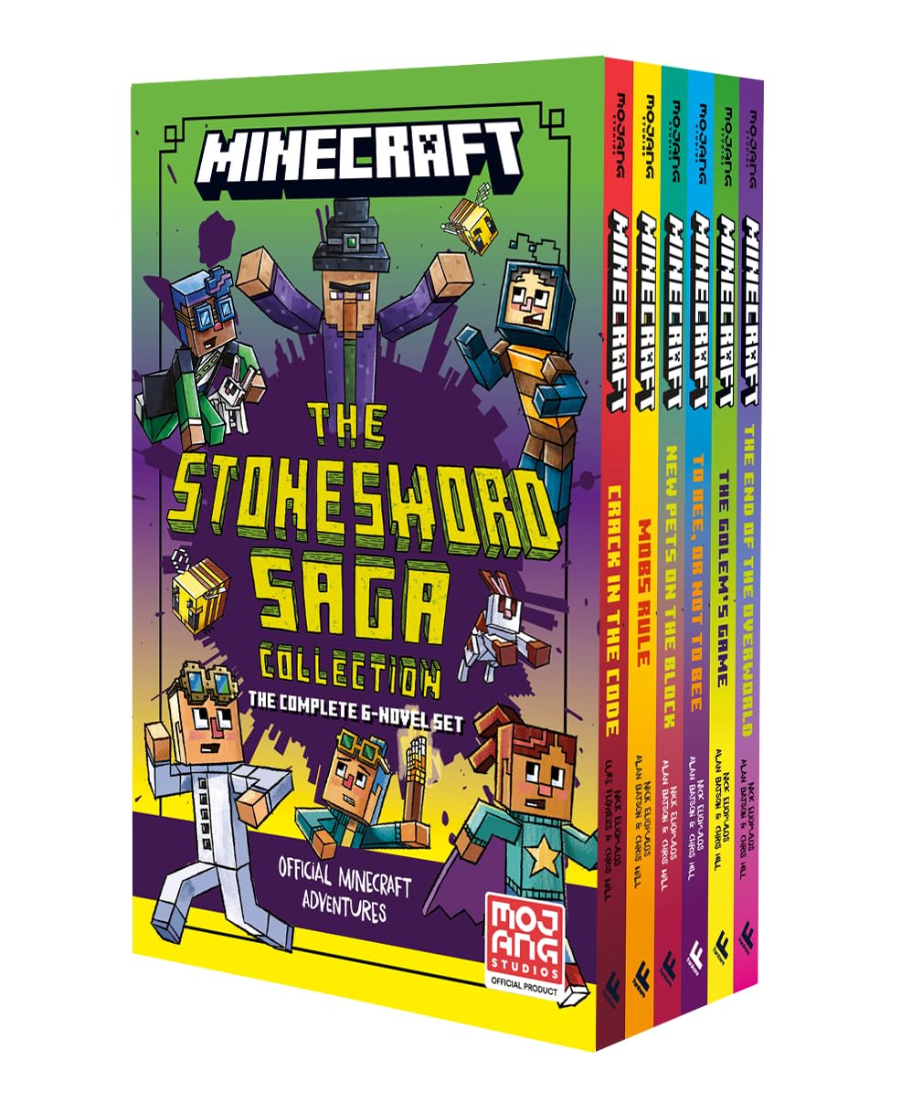 Minecraft: The Stonesword Saga 6 Book Set (6冊合售)