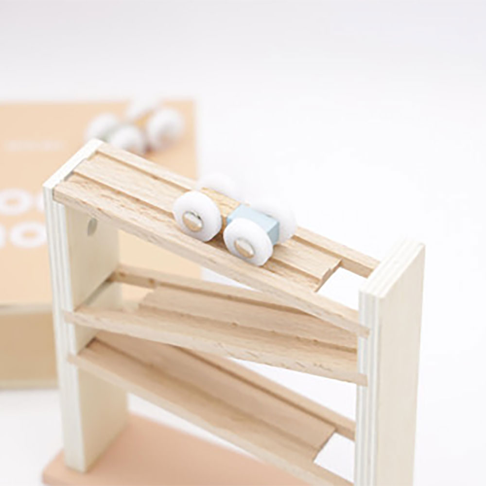 dou toy Dou Book 系列木製益智車子斜坡軌道滑行玩具| 誠品線上