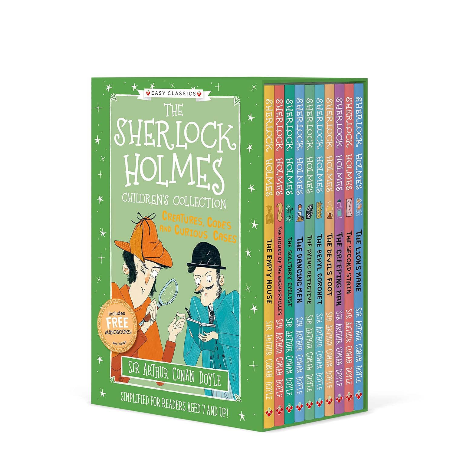 The Sherlock Holmes Children's Collection 3: Creatures, Codes and Curious Cases (+音檔QR code/10冊合售)