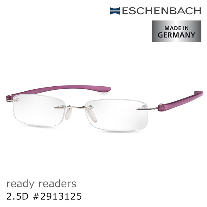 【德國 Eschenbach 宜視寶】ready readers 德國單光老花眼鏡/ 紫羅蘭色/ 250度