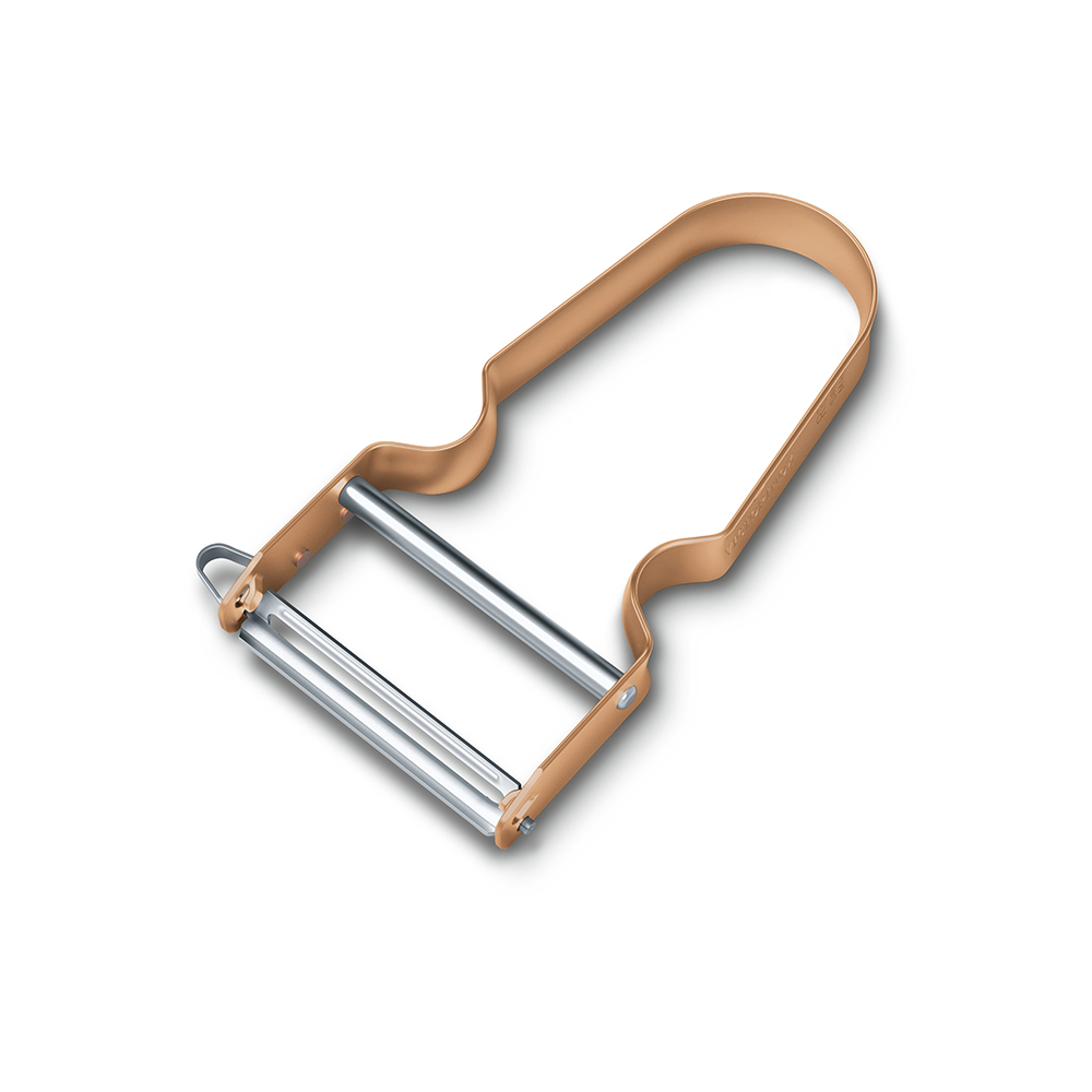 VICTORINOX 瑞士維氏 REX 不鏽鋼削皮器-肉桂粉色