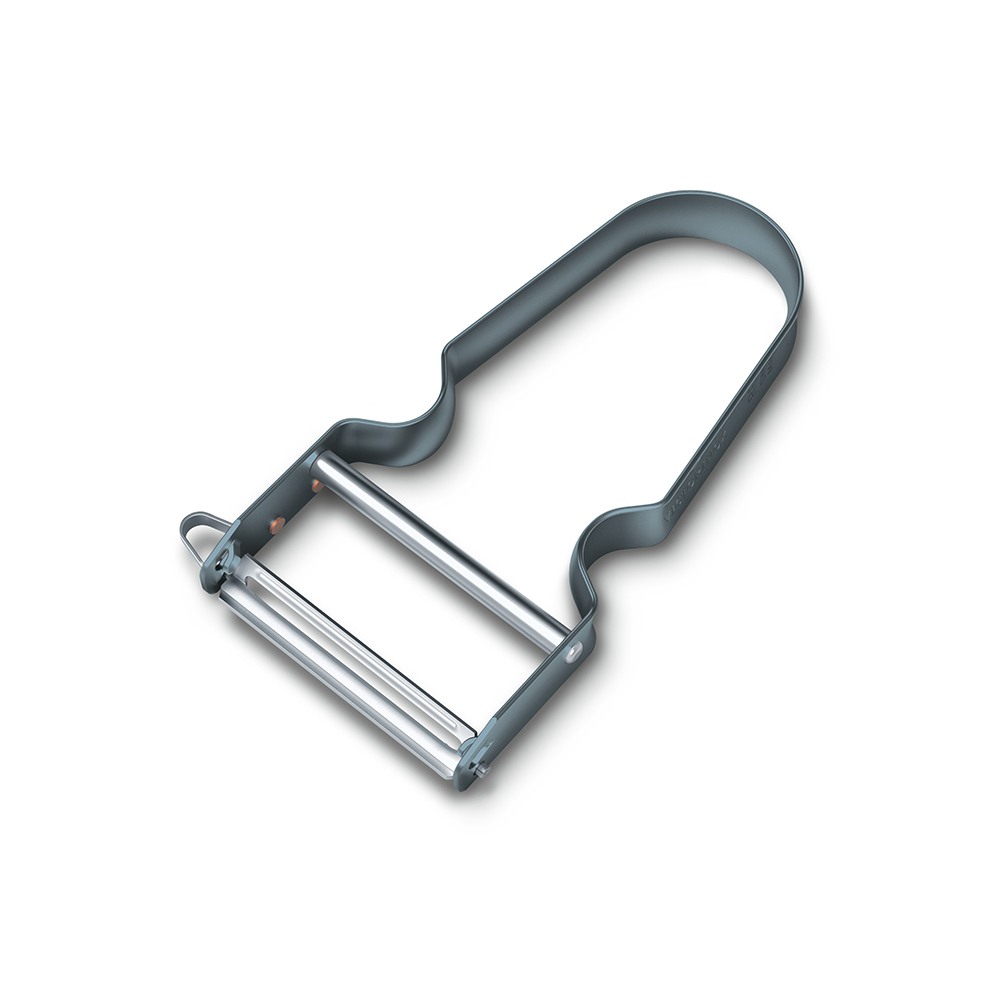 VICTORINOX 瑞士維氏 REX 不鏽鋼削皮器-藍莓灰色