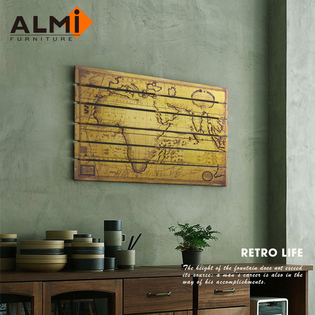 【ALMI】PAINTING-RETRO LIFE 60x100 木板畫-SURF 2