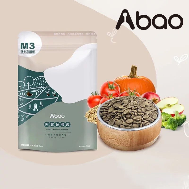 【Abao】MIT無肉低敏狗飼料/ M系列犬糧/ 阿寶金腰瘦/ 750g/包