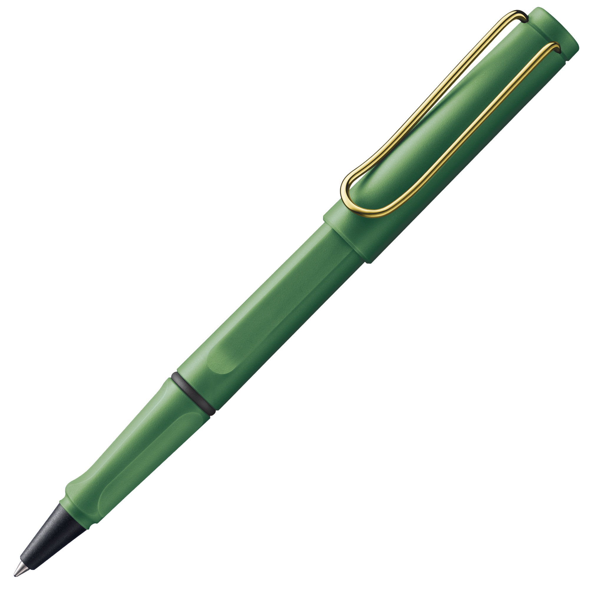 LAMY Safari狩獵者鋼珠筆/ 2024獨家限量/ 復古綠金夾