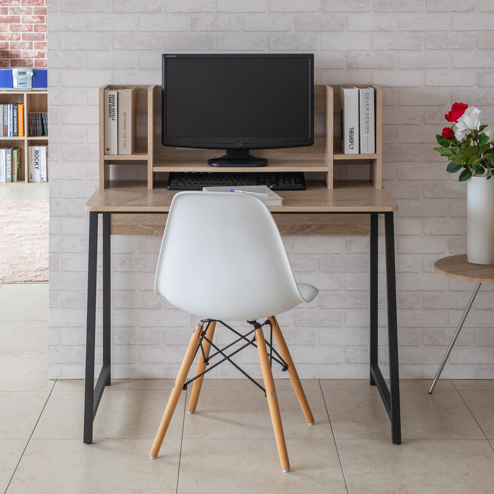 TZUMii 螢幕層架式書桌/電腦桌/辦公桌/鐵管桌