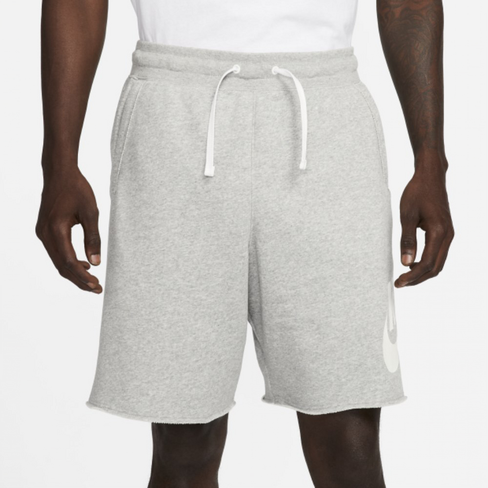 【NIKE】ASMNK CLUB ALUMNI HBR FT SHORT 運動短褲 灰 男款-DX0503063 L | 誠品線上