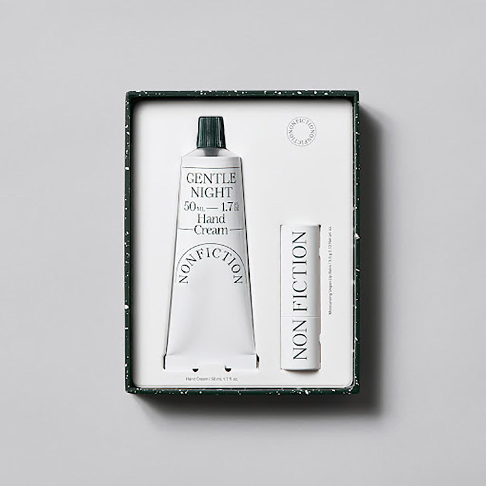 NONFICTION GENTLE NIGHT護手霜&護唇膏組 50ml&3.8g