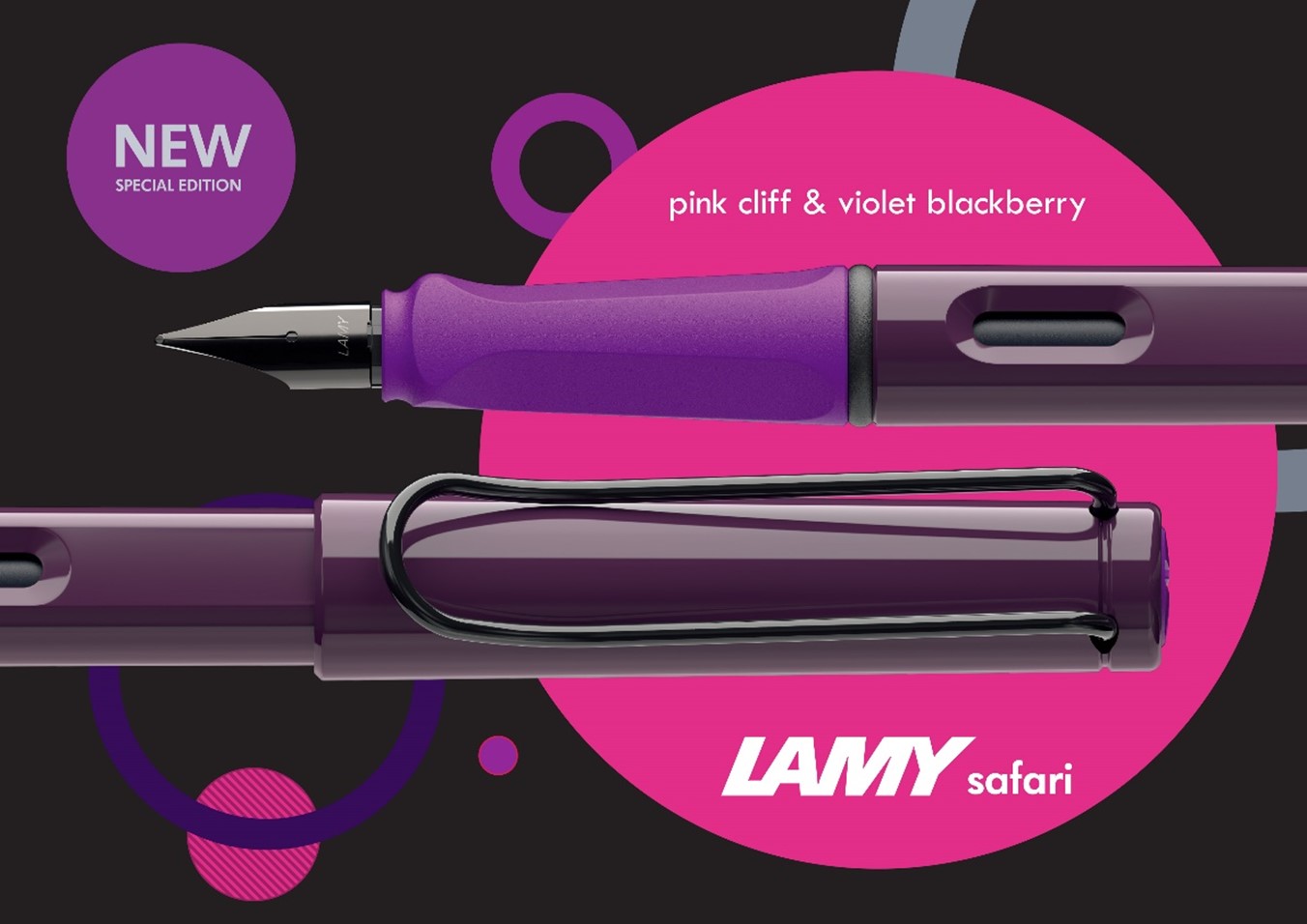 (刻字專用)LAMY Safari狩獵者鋼筆 2024限量 黑莓紫羅蘭 F尖 | 誠品線上