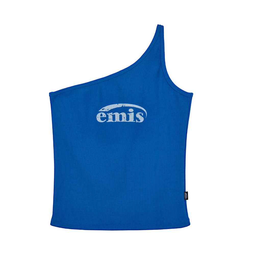 EMIS ONE-SHOULDER RIBBED SLEEVELESS TOP 4BFK738 (EMIS/タンク