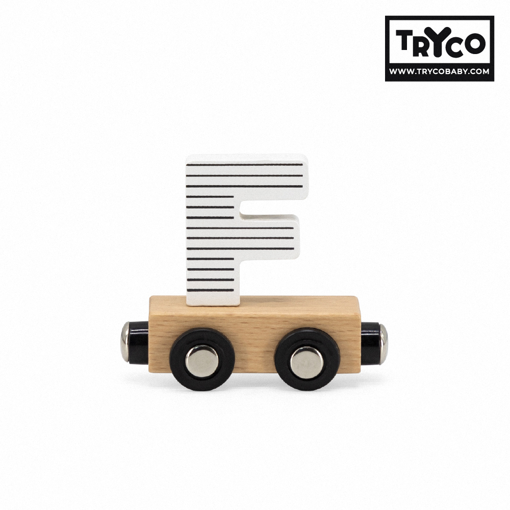 比利時Tryco木製字母火車/ 字母F/ 單入
