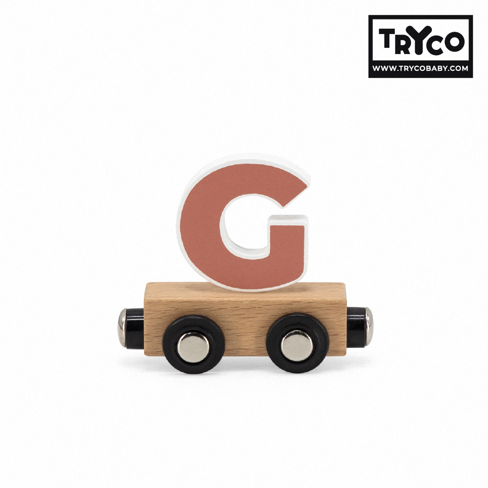 比利時Tryco木製字母火車/ 字母G/ 單入