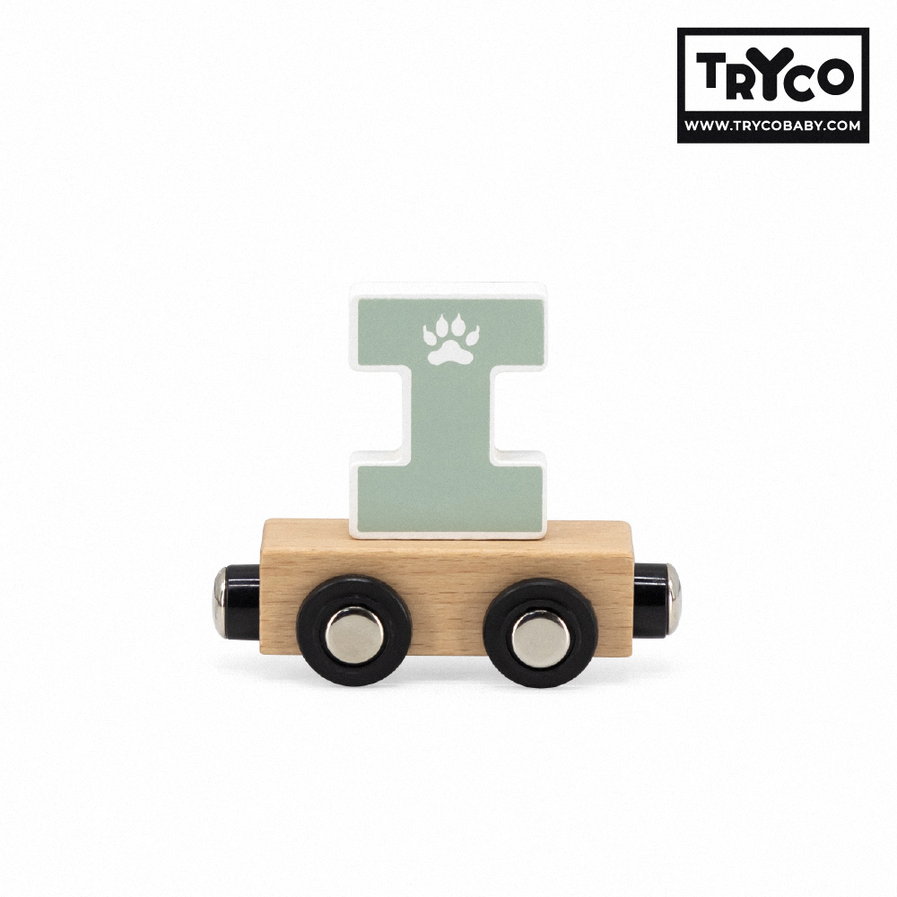 比利時Tryco木製字母火車/ 字母I/ 單入