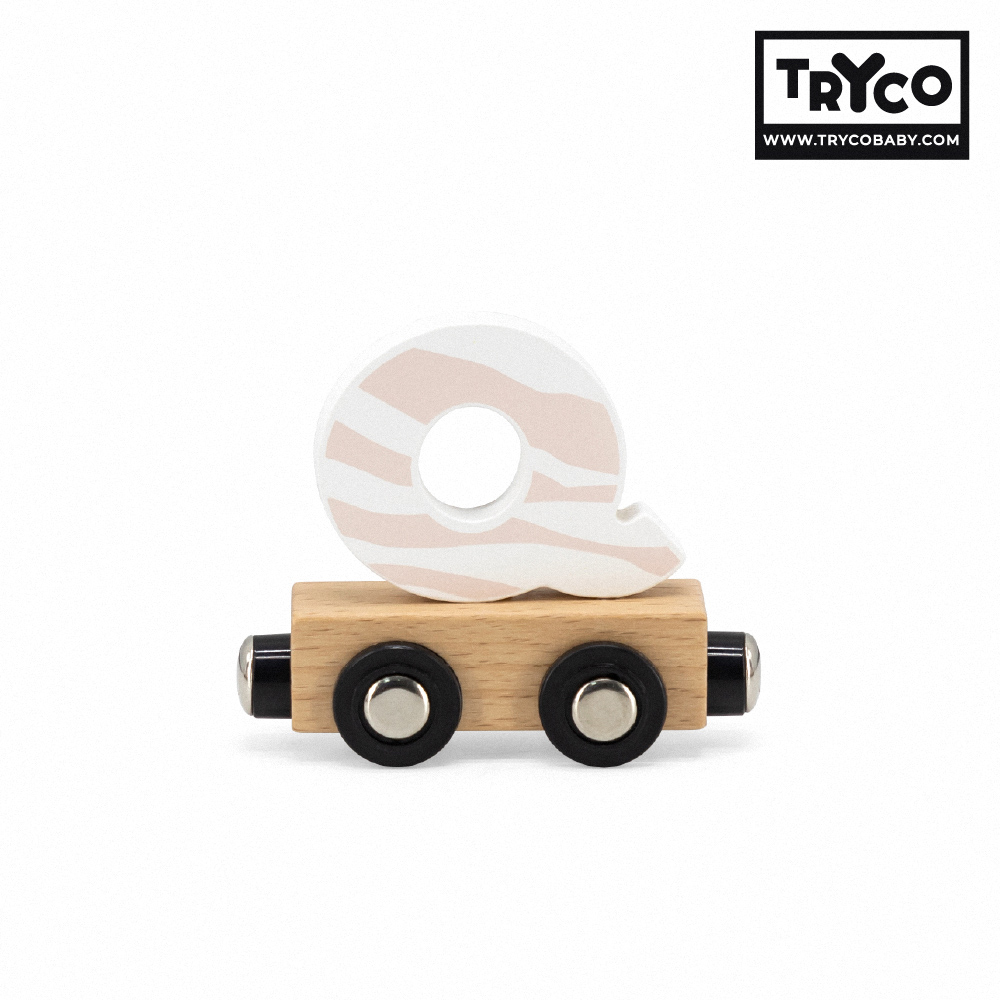 比利時Tryco木製字母火車/ 字母Q/ 單入