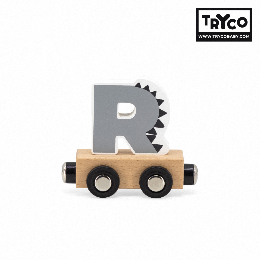 比利時Tryco木製字母火車/ 字母R/ 單入