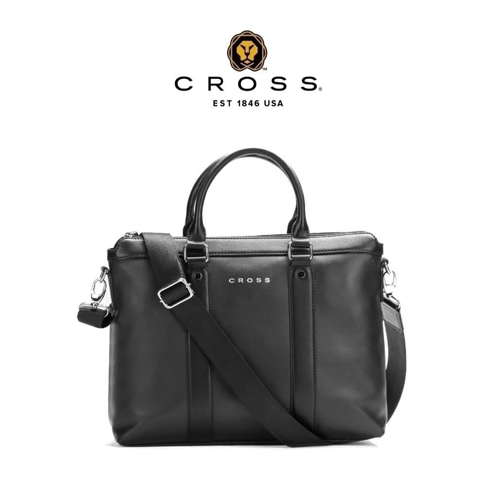 CROSS 頂級小牛皮手提斜背14吋公事包 全新專櫃展示品 (芬利系列)